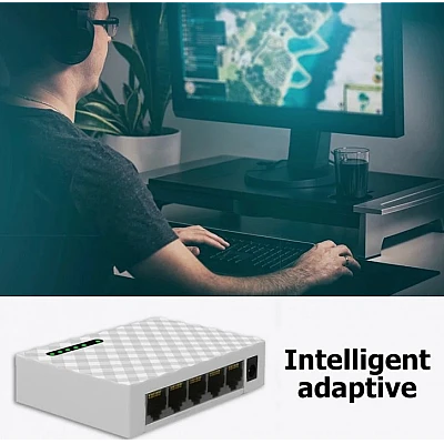 Switch de retea gigabit cu 5 porturi Switch de retea gigabit cu 5 porturi