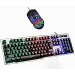 Set tastatura si mouse gaming Andowl QK809 USB iluminare RGB