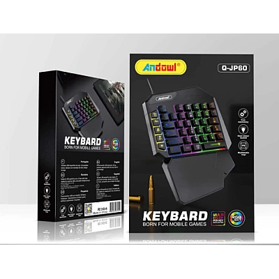 Mini Tastatura Gaming cu iluminare RGB Q JP60 Mini Tastatura Gaming cu iluminare RGB Q JP60