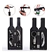 Set cadou in forma de STICLA cu 5 accesorii pentru vin cu 6 piese 32 cm HS Set cadou in forma de STICLA cu 5 accesorii pentru vin cu 6 piese 32 cm HS