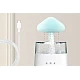 Umidificator stil CIUPERCA din ABS cu telecomanda 450 ml alb