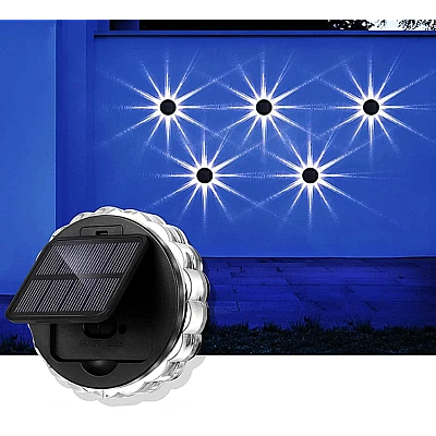 Set 4 lampi solare LED pentru gard model SOARE cu senzor lumina Set 4 lampi solare LED pentru gard model SOARE cu senzor lumina