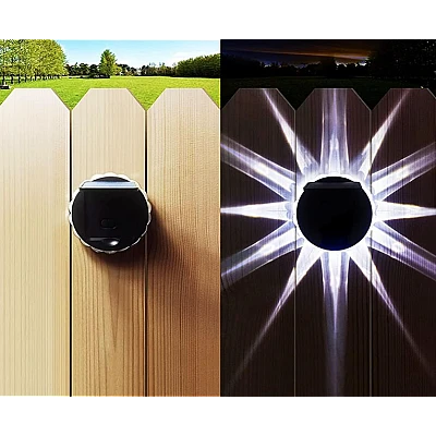 Set 4 lampi solare LED pentru gard model SOARE cu senzor lumina Set 4 lampi solare LED pentru gard model SOARE cu senzor lumina