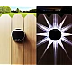 Set 4 lampi solare LED pentru gard model SOARE cu senzor lumina