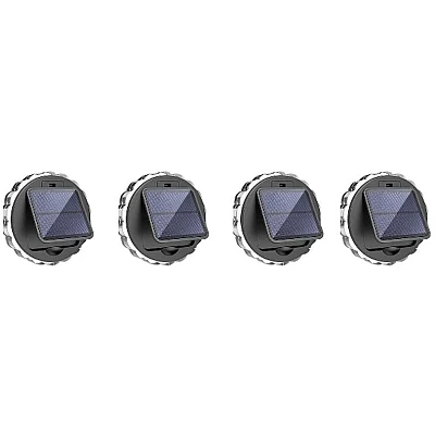 Set 4 lampi solare LED pentru gard model SOARE cu senzor lumina Set 4 lampi solare LED pentru gard model SOARE cu senzor lumina