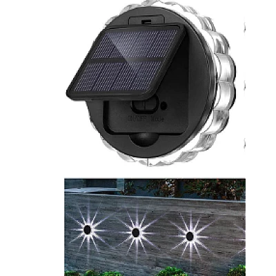 Set 4 lampi solare LED pentru gard model SOARE cu senzor lumina Set 4 lampi solare LED pentru gard model SOARE cu senzor lumina