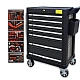 Carucior profesional cu scule pentru atelier 352 piese si 7 sertare 2 piese Carucior profesional cu scule pentru atelier 352 piese si 7 sertare 2 piese
