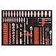 Carucior profesional cu scule pentru atelier 352 piese si 7 sertare 2 piese Carucior profesional cu scule pentru atelier 352 piese si 7 sertare 2 piese