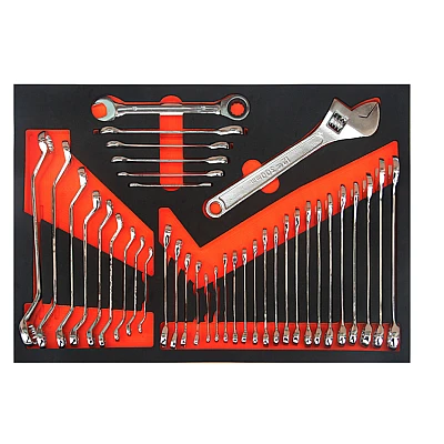 Carucior profesional cu scule pentru atelier 352 piese si 7 sertare 2 piese Carucior profesional cu scule pentru atelier 352 piese si 7 sertare 2 piese