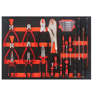 Carucior profesional cu scule pentru atelier 352 piese si 7 sertare 2 piese Carucior profesional cu scule pentru atelier 352 piese si 7 sertare 2 piese