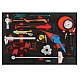 Carucior profesional cu scule pentru atelier 352 piese si 7 sertare 2 piese Carucior profesional cu scule pentru atelier 352 piese si 7 sertare 2 piese