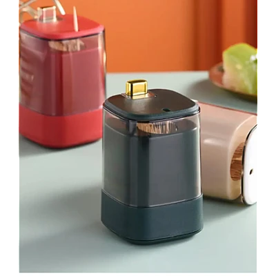 Set 2 Dispensere pentru scobitori cu buton Set 2 Dispensere pentru scobitori cu buton