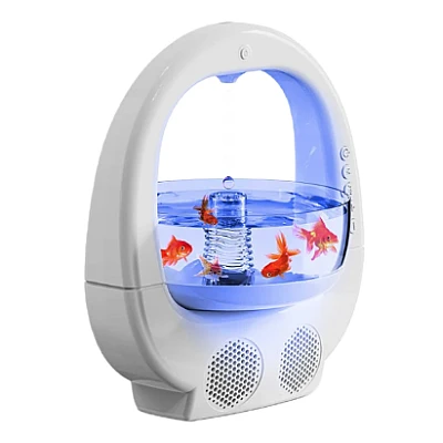 Umidificator Y11 cu antigravitatie 3 in 1 pentru birou cu difuzor Bluetooth Umidificator Y11 cu antigravitatie 3 in 1 pentru birou cu difuzor Bluetooth