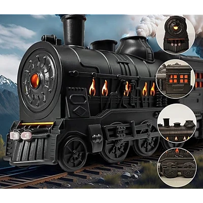 Difuzor de aromaterapie pentru uleiuri esentiale tip Locomotiva capacitate 300 ML