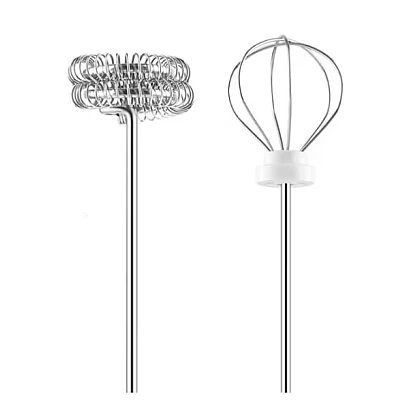 Mixer frappe cu 2 capete, 3 trepte de viteza ALB Mixer frappe cu 2 capete, 3 trepte de viteza ALB