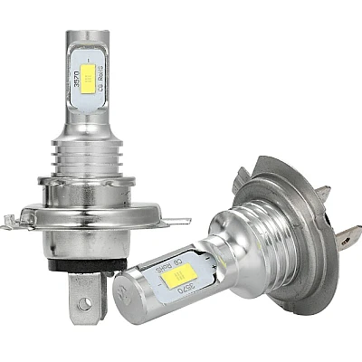 Set 2 becuri auto LED H7 3570 7000LM 2SMD temperatura culoare 6000K putere 80W Set 2 becuri auto LED H7 3570 7000LM 2SMD temperatura culoare 6000K putere 80W
