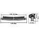 LED Bar 4D 240W Curbat 12V / 24V Luminozitate 20400 Lumeni dimensiune 106 cm Combo Beam LED Bar 4D 240W Curbat 12V / 24V Luminozitate 20400 Lumeni dimensiune 106 cm Combo Beam