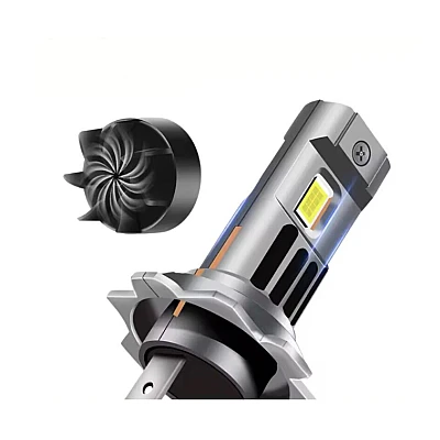 Set 2 becuri LED H7 cu ventilator 60W/set 12V Set 2 becuri LED H7 cu ventilator 60W/set 12V