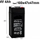 Acumulator Reincarcabil MX941 Plumb Acid 4V 4Ah pentru Cantar Electronic de 350kg Acumulator Reincarcabil MX941 Plumb Acid 4V 4Ah pentru Cantar Electronic de 350kg