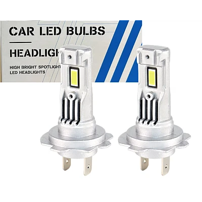 Set 2 becuri auto LED FQ5 H7 cu ventilator 12V putere 180W culoare 6000K 2 SMD 10000LM/bec Set 2 becuri auto LED FQ5 H7 cu ventilator 12V putere 180W culoare 6000K 2 SMD 10000LM/bec