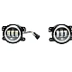 Set 2 proiectoare ceata cu DRL Angel Eyes 89 milimetri 3.5” cu 3 functii alb cu semnal galben Set 2 proiectoare ceata cu DRL Angel Eyes 89 milimetri 3.5” cu 3 functii alb cu semnal galben
