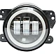 Set 2 proiectoare ceata cu DRL Angel Eyes 89 milimetri 3.5” cu 3 functii alb cu semnal galben Set 2 proiectoare ceata cu DRL Angel Eyes 89 milimetri 3.5” cu 3 functii alb cu semnal galben
