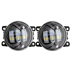 Set 2 proiectoare ceata LED Dacia Renault Nissan lumina alb + galben Set 2 proiectoare ceata LED Dacia Renault Nissan lumina alb + galben