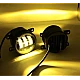 Set 2 proiectoare ceata LED Dacia Renault Nissan lumina alb + galben Set 2 proiectoare ceata LED Dacia Renault Nissan lumina alb + galben