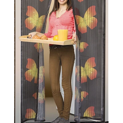 Plasa Anti Insecte pentru usi imprimeu Fluturi inchidere magnetica 100x210 cm Plasa Anti Insecte pentru usi imprimeu Fluturi inchidere magnetica 100x210 cm