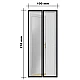 Plasa Anti Insecte pentru usi imprimeu Fluturi inchidere magnetica 100x210 cm Plasa Anti Insecte pentru usi imprimeu Fluturi inchidere magnetica 100x210 cm