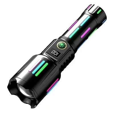 Lanterna tactica profesionala 6500lm KH W515 incarcare tip C 26650mah baterie Lanterna tactica profesionala 6500lm KH W515 incarcare tip C 26650mah baterie