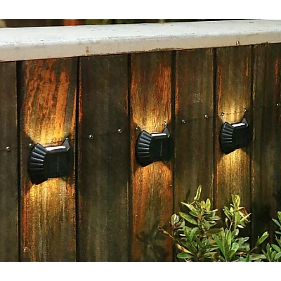 Set 4 lampi solare exterioare pentru perete iluminare sus/jos 8 LED Set 4 lampi solare exterioare pentru perete iluminare sus/jos 8 LED