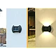 Set 4 lampi solare exterioare pentru perete iluminare sus/jos 8 LED Set 4 lampi solare exterioare pentru perete iluminare sus/jos 8 LED
