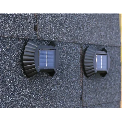 Set 4 lampi solare exterioare pentru perete iluminare sus/jos 8 LED