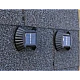 Set 4 lampi solare exterioare pentru perete iluminare sus/jos 8 LED Set 4 lampi solare exterioare pentru perete iluminare sus/jos 8 LED