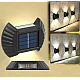 Set 4 lampi solare exterioare pentru perete iluminare sus/jos 8 LED Set 4 lampi solare exterioare pentru perete iluminare sus/jos 8 LED