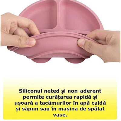 Set Tacamuri Diversificare Bebelusi Din Silicon Pahar Lingurita Furculita Roz Set Tacamuri Diversificare Bebelusi Din Silicon Pahar Lingurita Furculita Roz