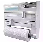 Dispenser triplu de bucatarie cu montare pe perete