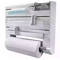 Dispenser triplu de bucatarie cu montare pe perete