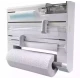Dispenser triplu de bucatarie cu montare pe perete