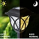Set 6 lampi solare pentru gradina tip felinar negre Set 6 lampi solare pentru gradina tip felinar negre