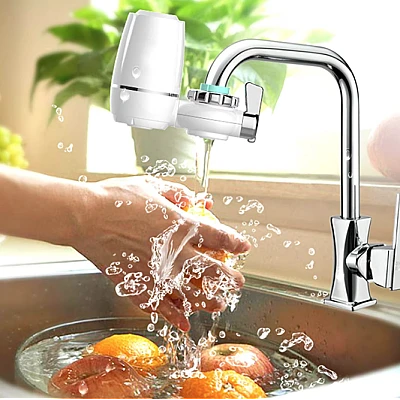 Filtru purificator pentru apa montabil pe robinet antibacterian Filtru purificator pentru apa montabil pe robinet antibacterian
