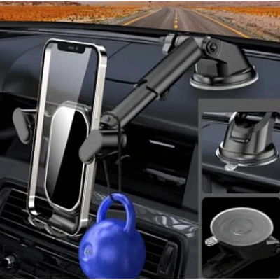 Suport de telefon auto cu ventuza RT 668 si rotire de 360