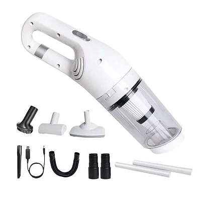 Aspirator ALB de mana JB-168 portabil silentios aspiratie puternica cu Usb 120W Alb Aspirator ALB de mana JB-168 portabil silentios aspiratie puternica cu Usb 120W Alb