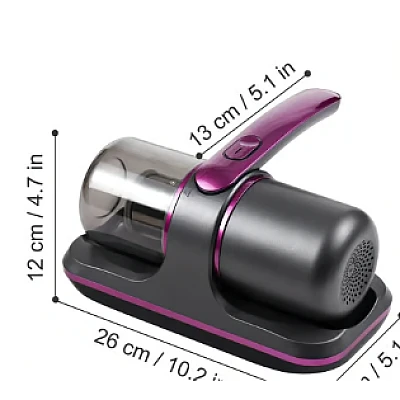 Aspirator JBY 23168 portabil acarieni si praf cu acumulator tehnologie UV C Aspirator JBY 23168 portabil acarieni si praf cu acumulator tehnologie UV C