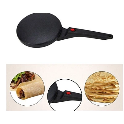 Tigaia electrica pentru clatite 20 cm NEAGRA Tigaia electrica pentru clatite 20 cm NEAGRA