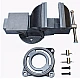 Menghina de Banc Rotativa cu Nicovala 125mm Fonta Negru Menghina de Banc Rotativa cu Nicovala 125mm Fonta Negru