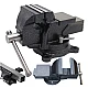 Menghina de Banc Rotativa cu Nicovala 125mm Fonta Negru Menghina de Banc Rotativa cu Nicovala 125mm Fonta Negru