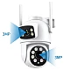 Camera de supraveghere cu lentila duala de 4MP x 2 WIFI Camera de supraveghere cu lentila duala de 4MP x 2 WIFI