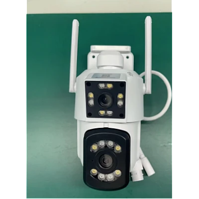 Camera de supraveghere WIFI cu lentila duala 4K Rezolutie 3MP Camera de supraveghere WIFI cu lentila duala 4K Rezolutie 3MP